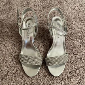 Silver prom/event Shoes